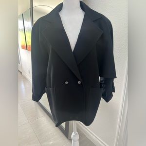 Beautiful Chloe blazer 38 black new wool